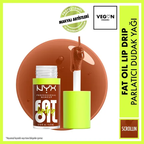 Nyx Professional Makeup Fat Oil Lip Drip Shine Lip Oil Scrollin