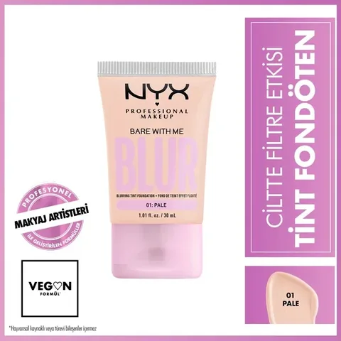 NYX Blur Tint Foundation 01 Hell - Langanhaltender Hautfilter