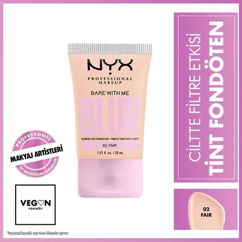 NYX Blur Tint Skin Filter Foundation 02 Hell