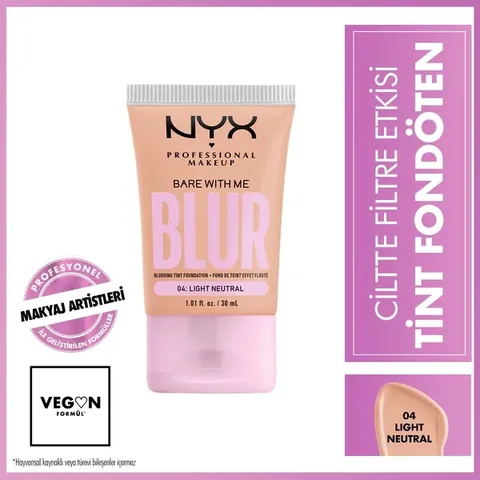 NYX Blur Tint Skin Filter Foundation 04 Light Neutral