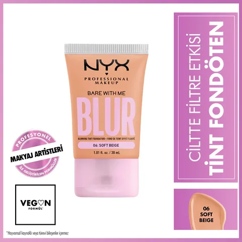 NYX Blur Tint Skin Filter Foundation - 06 Soft Beige