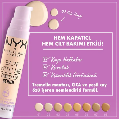 Консилер-сыворотка Nyx Professional Makeup Bare With Me