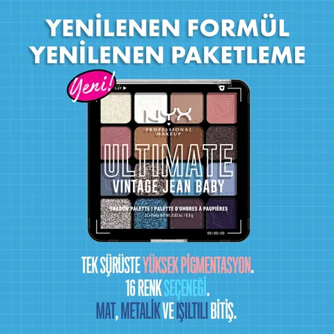 لوحة ظلال العيون فينتاج جين بيبي من نيكس NYX