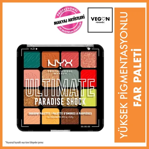 Палитра теней для век Nyx Professional Makeup Ultimate Shadow Palette Paradise Shock