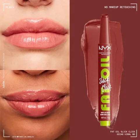 Nyx Professional Makeup Fat Oil Slick Click Shine Lip Balm 04 going Viral