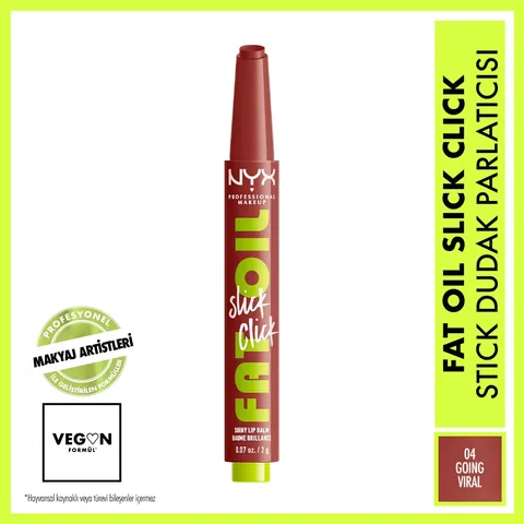 Бальзам для губ Nyx Professional Makeup Fat Oil Slick Click Shine 04 Going Viral