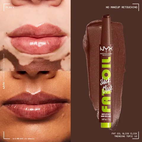Бальзам для губ Nyx Professional Makeup Fat Oil Slick Click Shine 12