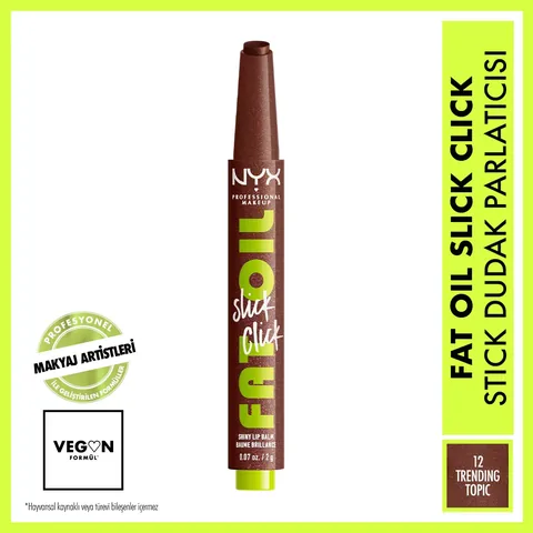 Бальзам для губ Nyx Professional Makeup Fat Oil Slick Click Shine 12