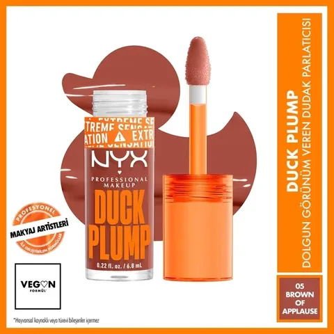 NYX Duck Plump Lip Gloss 05 Braun