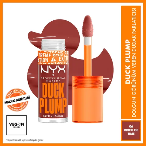NYX Duck Plump Lip Gloss 06 Brick Of Time