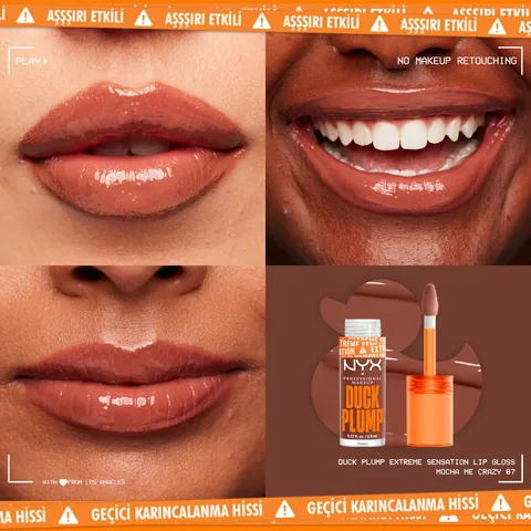 NYX ملمع شفاه داك بلامب من نييكس بروفيشنال ميك أب 07 موكا مي كريزي