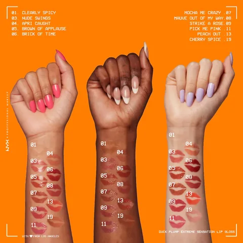 NYX ملمع شفاه داك بلامب من نييكس بروفيشنال ميك أب 07 موكا مي كريزي