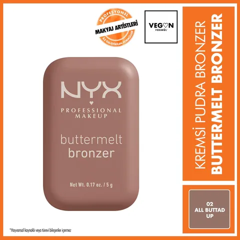 Бронзер Buttermelt 02 All Buttad Up от Nyx Professional Makeup