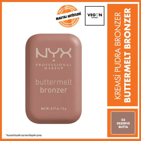 Nyx Professional Makeup Buttermelt Bronzer 03 Deserve Butta