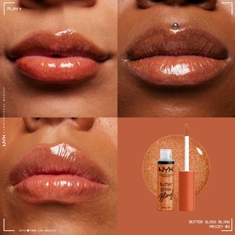 NYX Butter Gloss Bling Lip Gloss 03 Pricey