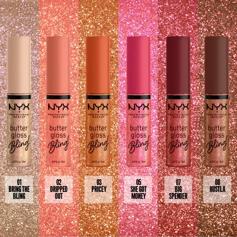NYX Butter Gloss Bling Lip Gloss 07 Big Spender