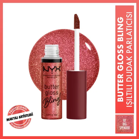 NYX Butter Gloss Bling Lip Gloss 07 Big Spender