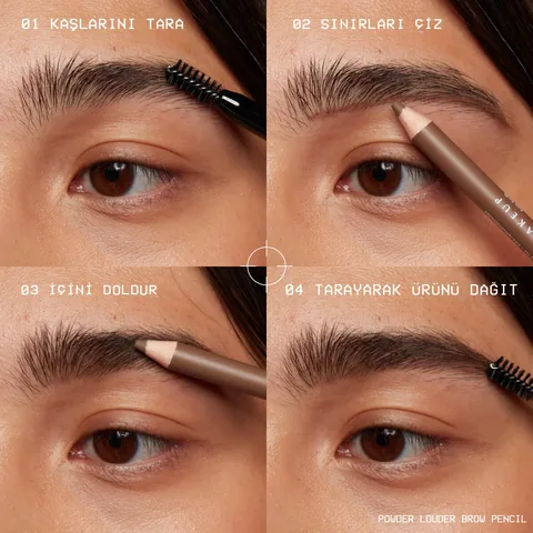 NYX قلم تحديد الحواجب بودرة لودر باودر من نيكس بروفيشنال ميك أب 02 لون بني رمادي