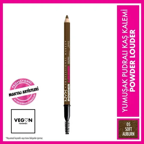 Карандаш для бровей Nyx Professional Makeup Powder Louder 05 мягкий рыжий