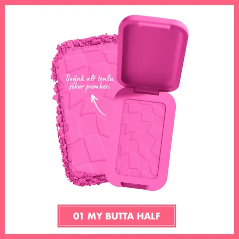 Nyx Professional Makeup Buttermelt Blush Creamy Powder Blush 01 my Butta Half
