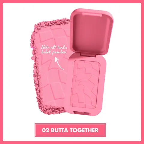 NYX Buttermelt Blush 02 - Cremepuder-Rouge für alle Hauttypen