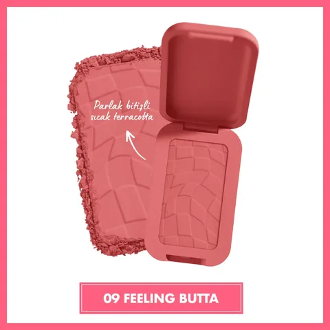 Nyx Professional Makeup Buttermelt Blush Creamy Powder Blush 09 feelin Butta