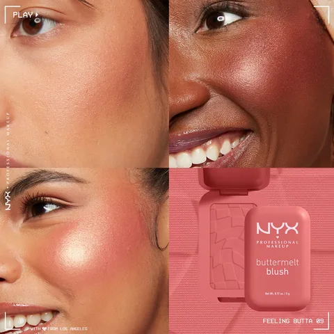 NYX Buttermelt Cremepuder-Rouge - 09 Feelin Butta