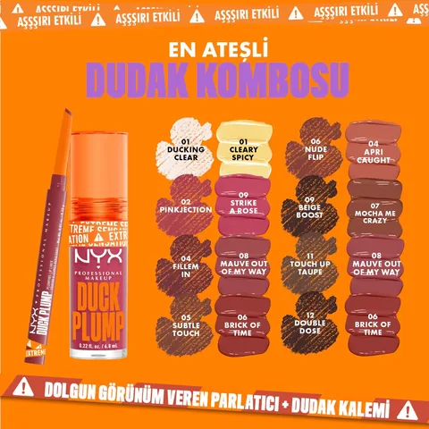 NYX قلم تحديد الشفاه داك بلامب من نييكس بروفيشنال ميك أب وردي