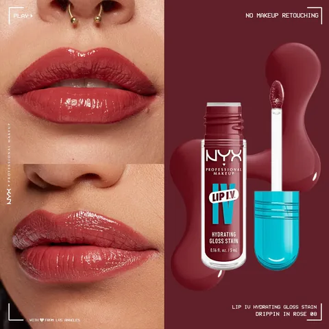 NYX ملمع شفاه ليب ايف من نييكس بروفيشنال ميك اب، لون وردي
