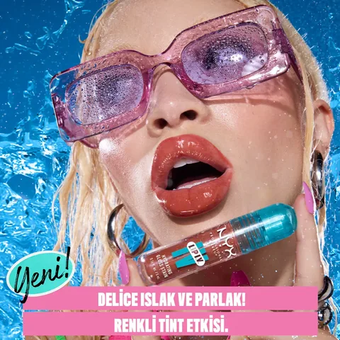 Nyx Professional Make Up Lip Iv Lip Gloss Tint Berry Thirsty