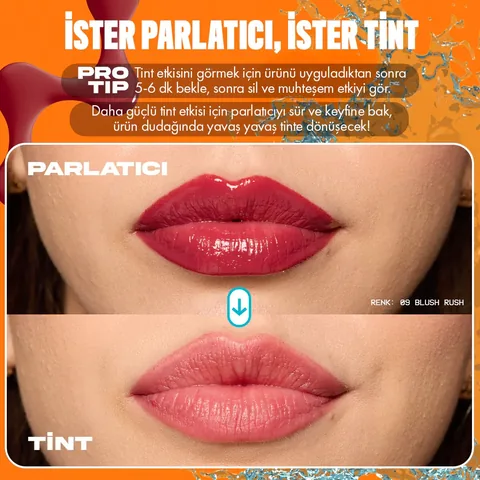 Nyx Professional Make Up Lip Iv Lip Gloss Tint Berry Thirsty
