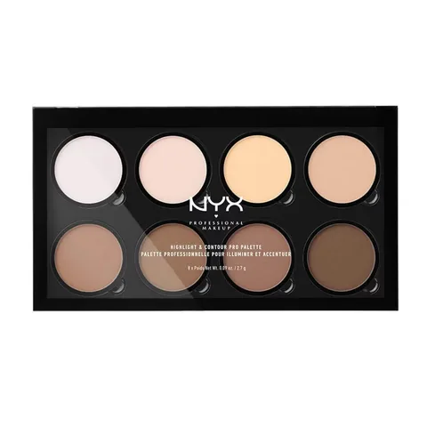 NYX لوحة هايلايتر وكونتور برو من نيكس بروفيشنال ميك أب