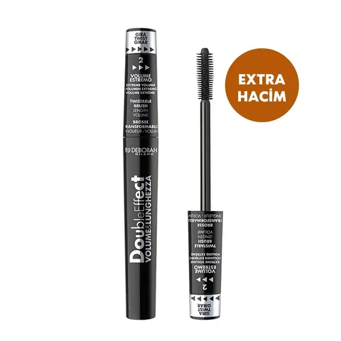 Deborah Double Effect 2-in-1 Volumen- und Längen-Mascara