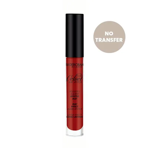 Deborah Fluid Velvet Matte Lippenstift #14 - Dunkelrot