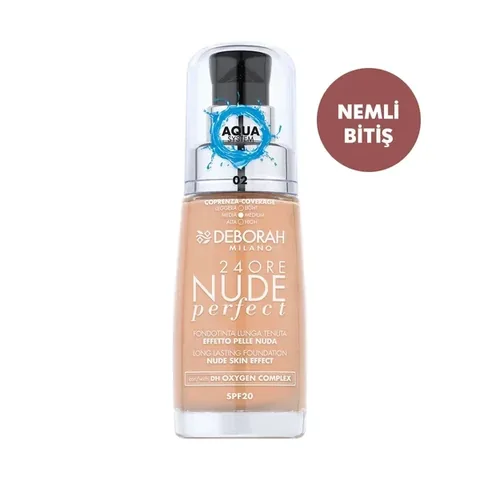 Deborah 24Ore Perfect Nude Foundation No: 02 - Beige