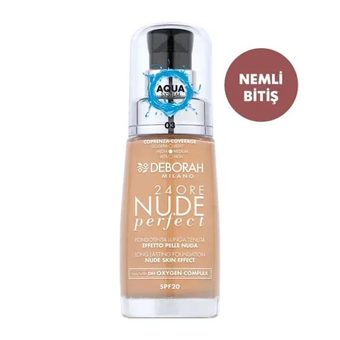Deborah 24Ore Perfect Nude Foundation Nr. 03 - Sand