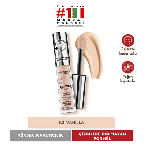 Deborah Waterproof 24Std Concealer 3.2 Vanilla