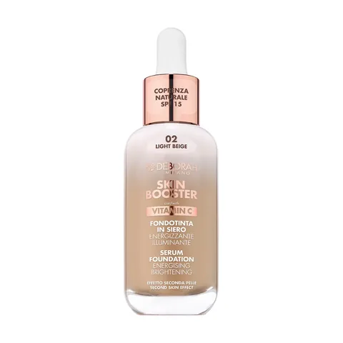 Deborah Skin Booster Serum Foundation 02 - Aufhellend & Feuchtigkeitsspendend