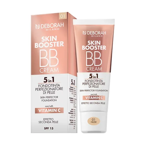 Deborah Skin Booster BB Cream 01 - Aufhellend SPF 15 Feuchtigkeitscreme