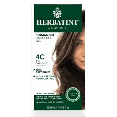 Краска для волос Herbatint 4 c Шатен пепельный