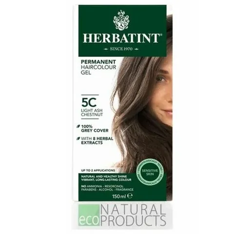 Краска для волос Herbatint 5с Светлый пепельный каштан