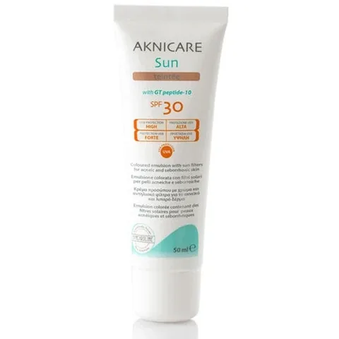 Солнцезащитный крем Aknicare с тональным эффектом SPF30 50 мл от Synchroline