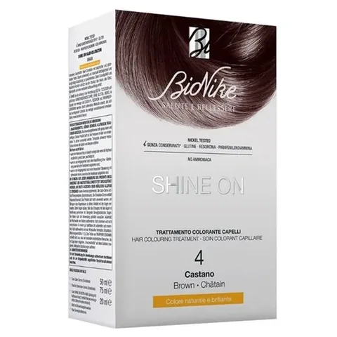 Набор для окрашивания волос Bionike Shine On Коричневый №4