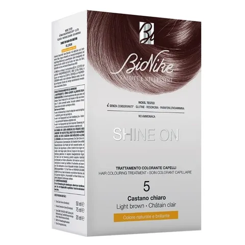 Набор для окрашивания волос Bionike Shine On Светло-коричневый №5