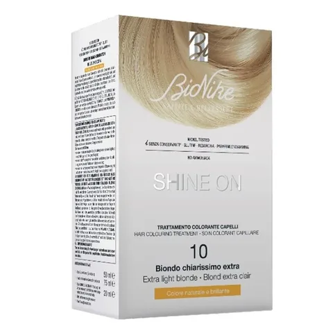 Набор для окрашивания волос Bionike Shine On Светлый блондин №10