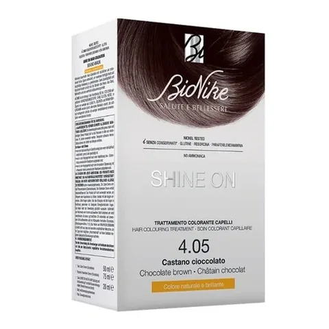 Набор для окрашивания волос Bionike Shine On Шоколадный коричневый № 4.05