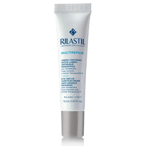 Rilastil Multirepair Lippen- und Augencreme 15ml - Anti-Aging Feuchtigkeitscreme