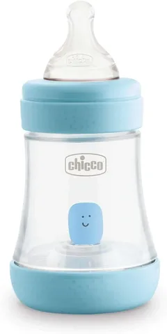 Chicco Intui-flow System 5 perfect 0 m+ Baby Bottle 150 ml - Blue