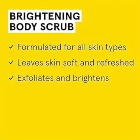 Body Brightening Scrub with Sea Salt and Niacinamide by Acure - 177 ml