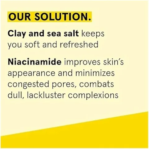 Body Brightening Scrub with Sea Salt and Niacinamide by Acure - 177 ml